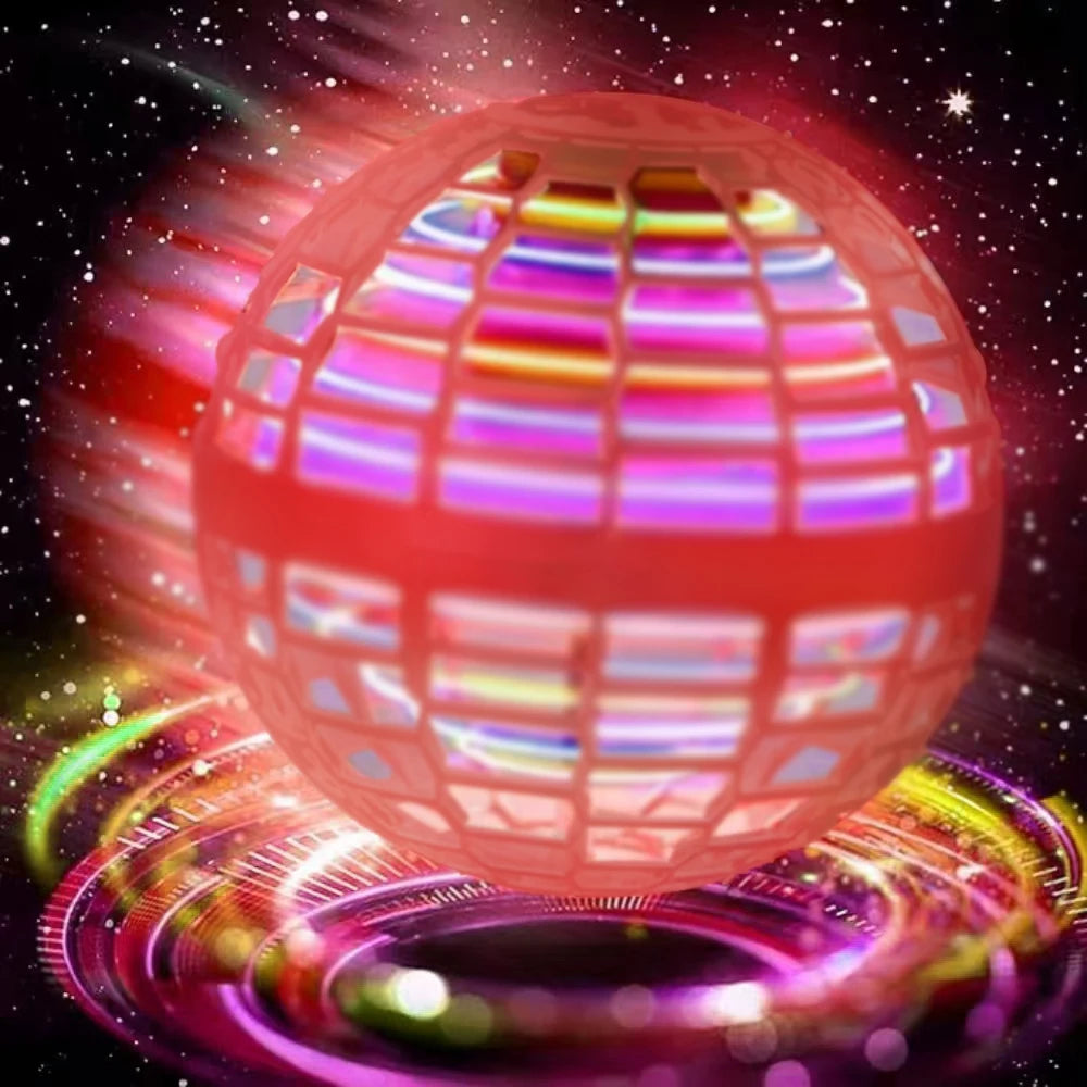 LED Flying Spinner Ball — Hand-Controlled Hover Toy