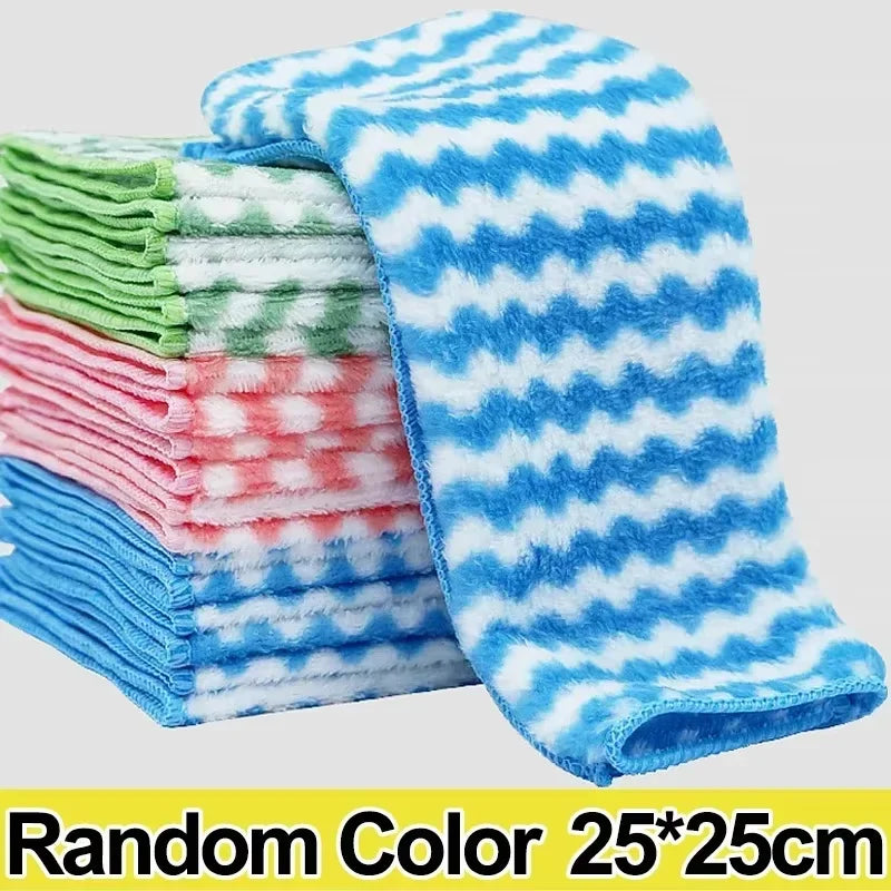 Microfiber Kitchen Cleaning Cloths (5, 10, or 20-Pack)