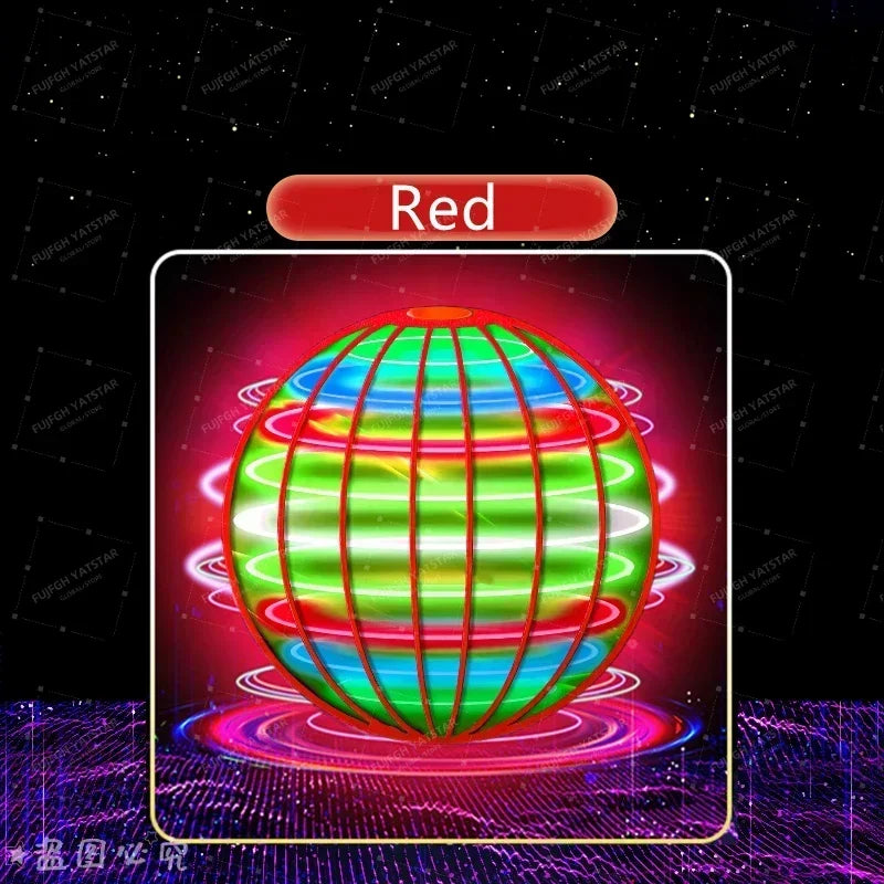 LED Flying Spinner Ball — Hand-Controlled Hover Toy