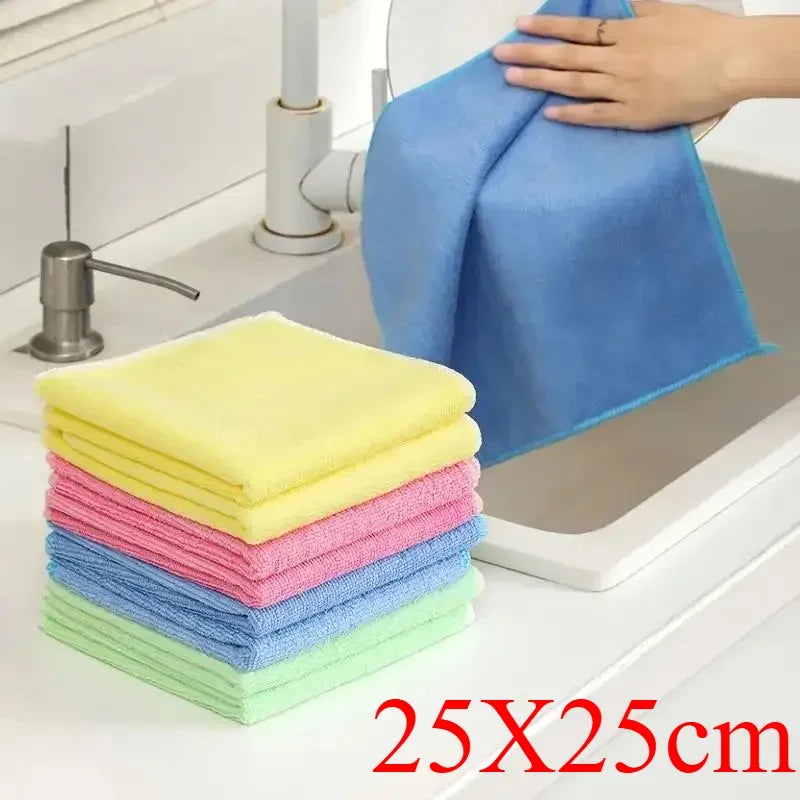 Microfiber Kitchen Cleaning Cloths (5, 10, or 20-Pack)