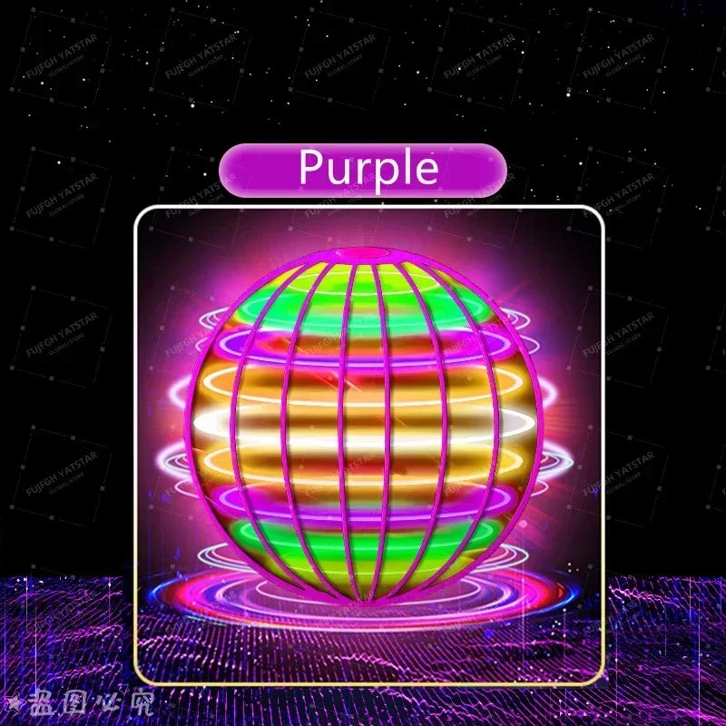 LED Flying Spinner Ball — Hand-Controlled Hover Toy