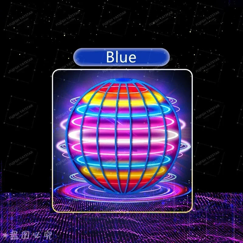 LED Flying Spinner Ball — Hand-Controlled Hover Toy