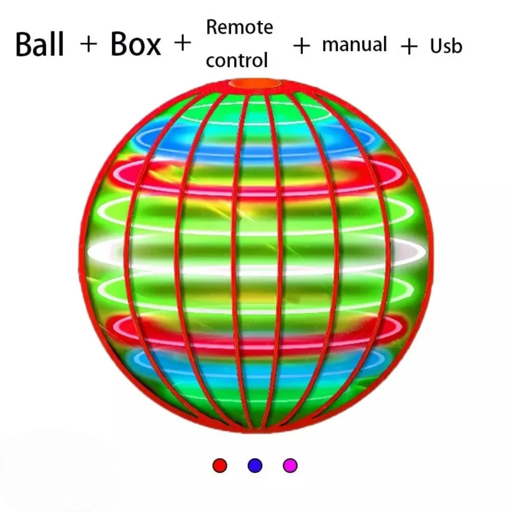 LED Flying Spinner Ball — Hand-Controlled Hover Toy